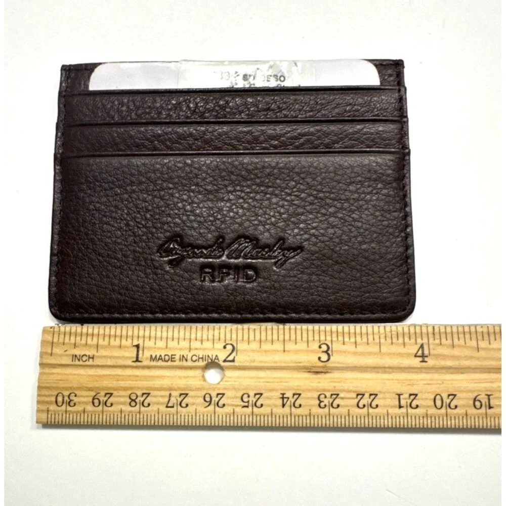 NWT OSGOODE MARLEY RFID Credit Card Holder Brown
